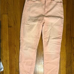 Celebrity Pink Straight-Leg Jeans in Light Pink